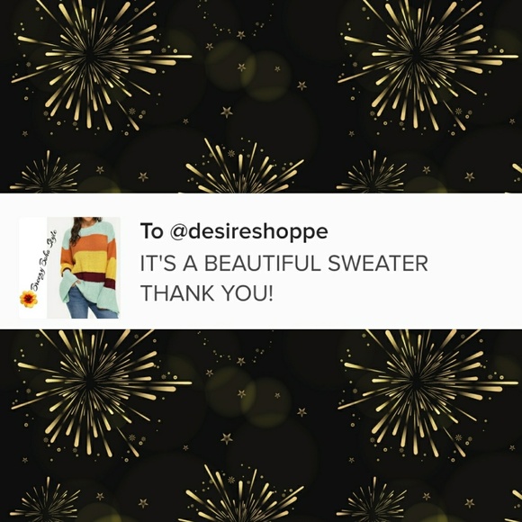 LAST ONE! Wool Blend Striped Boho Sweater - Picture 7 of 7